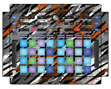 Pioneer DJ DDJ XP 1 Skin Sparkasm Orange